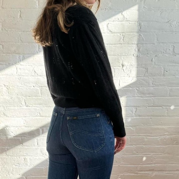 Vintage 80s Saks Fifth Avenue Sweater Set / Tank and Cardigan - Picture 5 of 8